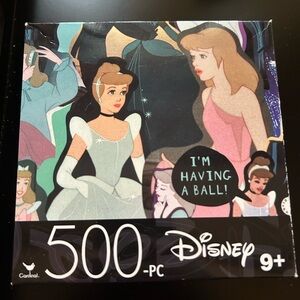 Disney Cinderella 500-Piece Puzzle with Pastel Colors